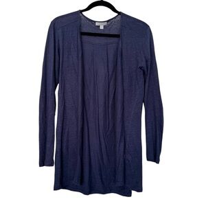 Pure Collection Open Cardigan Sweater‎ Navy Blue